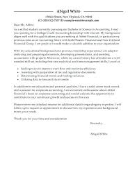 Cover Letter For Resume For Internship Job Application Letter For ...