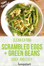 Use your fingers to rub away. Best Scrambled Eggs Recipe With Green Beans Fiber Rich And Simple