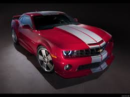 Chevrolet Camaro Red Flash Concept 2010 Front Angle Wallpaper 1