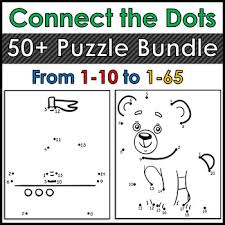 It is also a great tool for children who are learning to read. Dot To Dots Connect The Dots 50 Puzzles 1 10 1 20 1 40 Etc