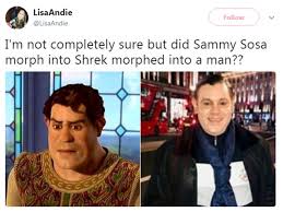 Please send me a screenshot of your sangwich on twitter to realriker, i want to see what you made 🙏 Black Former Chicago Cubs Star Sammy Sosa Shocks Social Media With Series Of Pictures That How