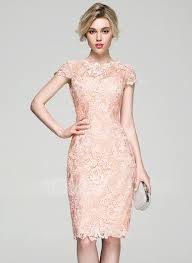 Us 134 00 Sheath Column Scoop Neck Knee Length Lace Cocktail Dress Jj S House Cocktail Dress Lace Lace Dress Beautiful Cocktail Dresses