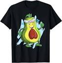 Amazon.com: Funny Fitness Gym Avocado Avocardio T-Shirt : Clothing ...