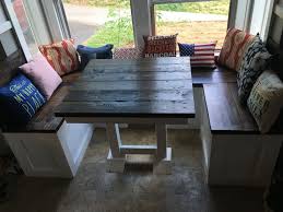 Diy Kitchen Booth And Table Booth Table Kitchen Booths Diy Table