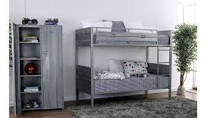 A good footboard sits below the mattress; Aston Vintage Style Bunk Bed