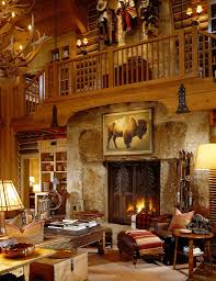 Meanwhile Ranch Living Room By Kevin Corn Design Great Western Style Home Design With Touches Of Maison En Rondins Cabanes Rustiques