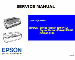 Reset epson photo 1410 waste ink pad. Stylu Service Manual