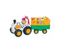 Kiddieland Safari Wagon And Trailer Have Tractor Trailer And Driver From Farmer Set Wagon Safari Toy Car