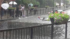 Cars have been submerged as roads filled with water while train services have also been cancelled. Cars Submerged As Flash Floods Hit South East London Bbc News