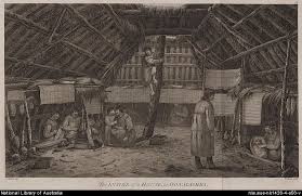 Inside House In Oonalashka Capt Cook S Voyage Voyage House Sitka