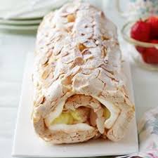 lemon meringue roulade rezept rezepte kochrezepte kuchen