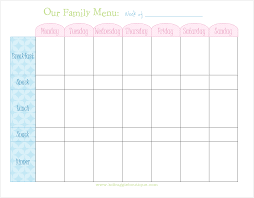 Freebie Weekly Menu Planner Download Weekly Meal Planner Template Menu Planning Template Meal Planner Template
