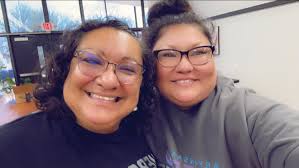 When mom says she needs us to model her ribbon skirts you just listen lol  Now buy my mama's ribbon skirts! "Tough guy voice" Mary Flores designs