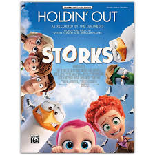 Alfred Holdin Out From Warner Bros Pictures Storks Piano Vocal Guitar In 2020 Storks Movie Kids Movies Stork