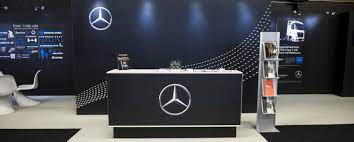 Visitors from the u.s., please visit our u.s. Mercedes Benz Exhibition Stand Willow Stands Bespoke Exhibition Stands