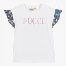 You will find sequin tee shirt apt for all sizes and occasions in many fabrics and designs. Emilio Pucci White Sequin Sleeve T Shirt Childrensalon