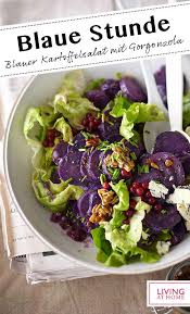 Blauer Kartoffelsalat Mit Gorgonzola Rezept Rezept Kartoffelsalat Gorgonzola Rezepte