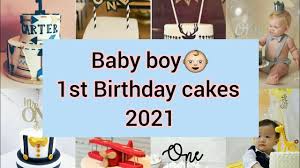 Many parents choose to keep their baby's first cake in theme with their gender, which can mean a blue cake for some. Incredible And Most Demanding Baby Boy 1st Birthday Cake Ideas New Birthday Cakes For Little Boys Youtube