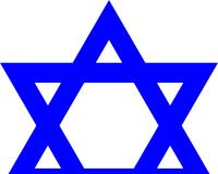 Image of Star of David, the symbol of Judaism