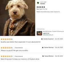 Royal Pet Portrait, Custom Oil Painting