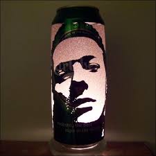 Joe Strummer Beer Can Lantern