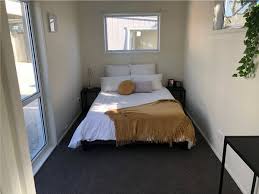 (as pictured, the split air conditioner unit and extra external back door are extras added at an extra cost. Portable Cabins Sleepouts And Self Contained Cabins Dreamtime Cabins