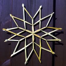 Abgebundener Stern Aus Der 12er Und 24er Legeform Strohsterne Basteln Strohsterne Weihnachtsbasteln