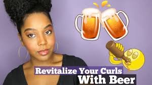 Pour the beer directly onto your hair and slowly massage it into the roots of your hair for about one minute. Beer Rinse For Natural Hair Repair Your Curls Melissa Denise Youtube