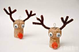 What can you do with wine cork reindeer? Reindeer Ornaments Cork Crafts