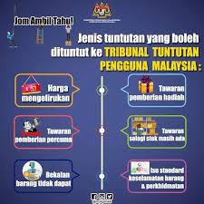 The tribunal for consumer claims is a body established under section 85, part xii of the consumer protection act 1999 which came into force on 15 november 1999. 3 Jenis Tuntutan Yang Boleh Dituntut Ke Tribunal Tuntutan Pengguna Malaysia Zon Bayi
