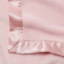 Monogrammed Light Pink Fleece Baby Blanket Free Personalization Initial Styles Jupiter