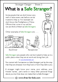 Fun henry danger coloring and drawing page #13196583. Printable Stranger Danger Worksheets Page 1 Of 2 Www Free For Kids Com