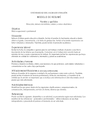La ficha de resumen es un documento material o informático donde se almacenan los datos principales de un tema estudiado. Modelo De Resume En Espanol
