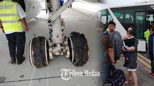 Wimm) (often spelled as kuala namu and informally abbreviated knia). Garuda Pecah Ban Di Bandara Kualanamu 10 Pesawat Berputar Putar Di Angkasa Selama 30 Menit Tribunnews Com Mobile