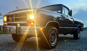 Image result for Medium Blue 1986 Dodge Truck
