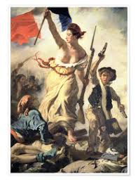 Artistiek werd hij vooral beïnvloed door het werk van rubens, veronese, velázquez en goya. Eugene Delacroix De Vrijheid Leidt Het Volk Poster Online Bestellen Posterlounge Nl