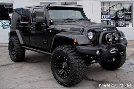 Black 4 Door Jeep Wrangler Rubicon For Sale Jeep Wrangler Unlimited Custom World Car Models Black Jeep Wrangler Unlimited Black Jeep Wrangler Jeep Suv