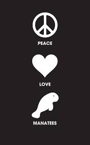 peace love manatees 120 page 5x8