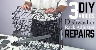 ■ check that there is not an interference between large casserole dishes and the wash system at the back of the dishwasher. 3 Diy Videos For Repair Dishwasher Top Rack Adjuster