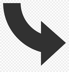 Similar with curved arrows png. Rotate Arrow Top To Right Curved Arrow No Background Clipart 399574 Pinclipart