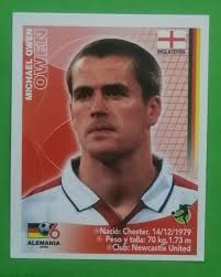 2006 Navarrete Germany World Cup FIFA #077 MICHAEL OWEN England Team Sticker