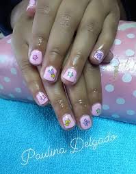 Diseño de uñas para niñas con unicornios. Set Unicornio Para Nina Paulina Delgado Nails Facebook