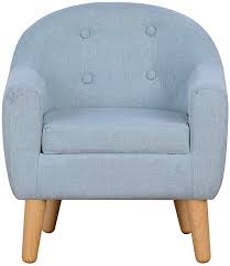 Amazon Com Durable Single Upholstered Kids Mini Sofa And Chair With Wooden Frame And Linen Fabric Ideal Children Toddler Armchair Childrens Chairs Sofa Cloth