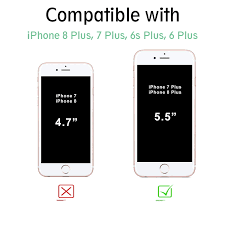Iphone 8 plus is big as it is 6.24 inches in height, 3.07 inches in width. Snaildigit Tempered Glass Screen Protector For Apple Iphone 8 Plus Iphone 7 Plus Iphone 6s Plus Iphone 6 Plus 5 5 Inch 2 Pack Anti Scratch Anti Fingerprint Bubble Free Snaildigit