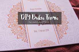 Buku tamu pernikahan guestbook wedding book undangan pernikahan shopee indonesia. Diy By Reisha Buku Tamu Pernikahan Hani Aznil