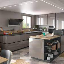 Idee plan de travail cuisine beau hauteur meuble haut. Comment Amenager Une Cuisine En U Mobalpa