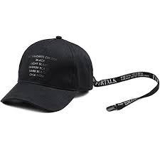 Furtalk Unisex Adjustable Black Baseball Caps Snapback Tr Black Baseball Cap Baseball Cap Cap