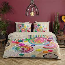 Produit durable profitez de prix ikea toute l'année Hip Inessa Housse De Couette Multicolore Smulderstextiles Fr
