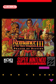 Romance of the Three Kingdoms III: Dragon of Destiny for Super Nintendo
