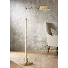 Regency Hill Modern Pharmacy Floor Lamp Aged Brass Adjustable Swing Arm Metal Shade For Living Room Reading Bedroom Office Walmart Com Pharmacy Floor Lamp Contemporary Floor Lamps Floor Lamps Living Room